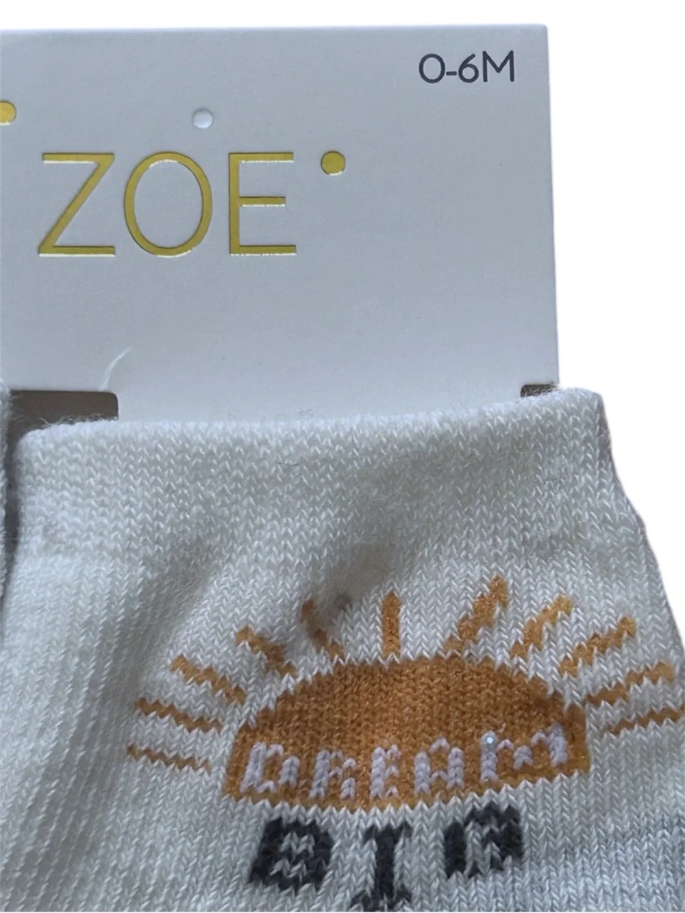 NWT Rachel Zoe Baby Infant 0-6mo Gender Neutral Socks 6-Pack New